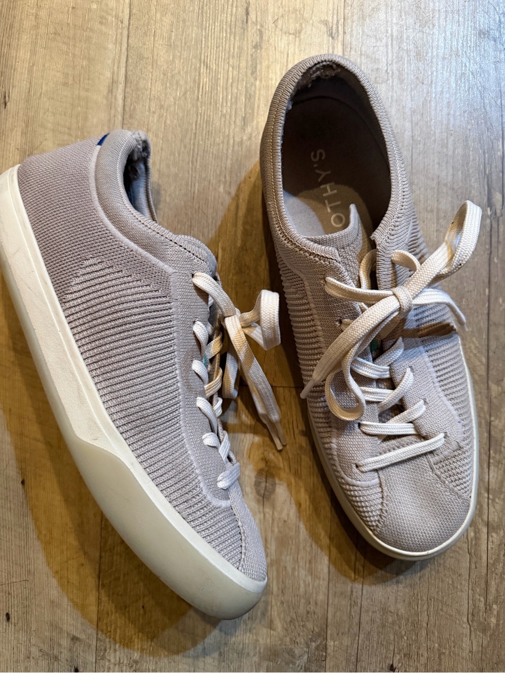 Rothy's The Lace Up Sneakers Comfort Knit Shoes Sneakers
